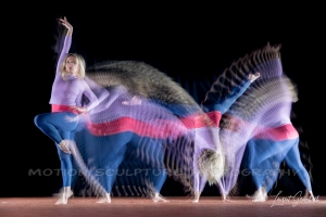 Fresque photo de mouvement de danse - Dance motion photo fresco - Motion Sculpture