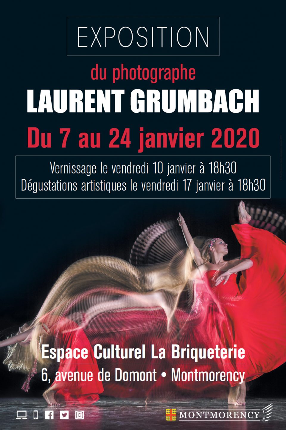 Affiche exposition Laurent Grumbach Montmorency 2020